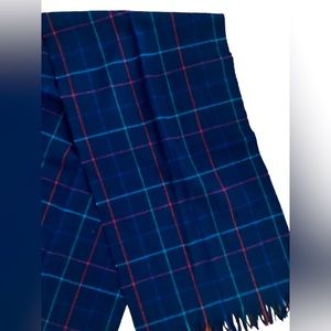 Plaid Blue and Red Women's Scarf